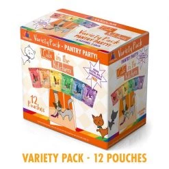 Weruva Cats in the Kitchen Variety Pack Grain-Free Cat Food Pouches, 3-oz, case of 12