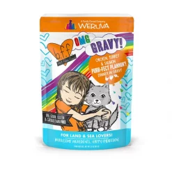 BFF OMG Purr-Fect Plannin'! Chicken, Turkey & Salmon Dinner in Gravy Grain-Free Cat Food Pouches