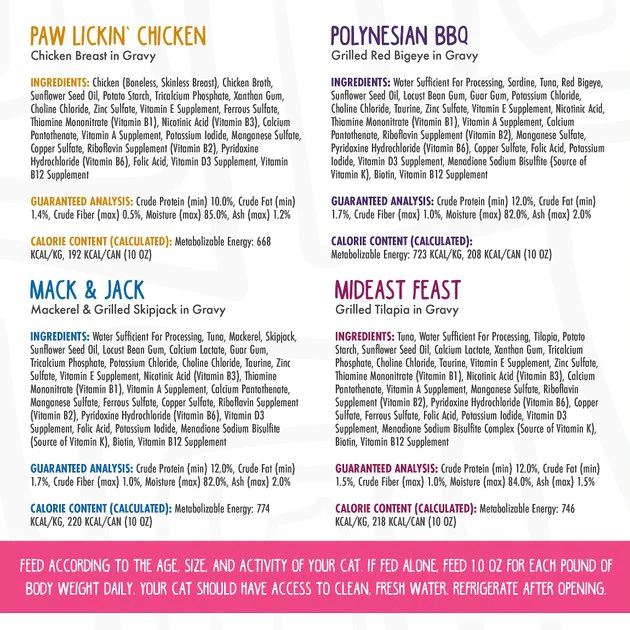 Weruva The 10 Ounce Pounce Variety Pack Grain-Free Canned Cat Food - Image 6