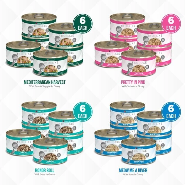 Weruva TruLuxe TruSurf Variety Pack Grain-Free Canned Cat Food - Image 2