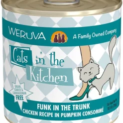 Weruva Cats in the Kitchen Funk In The Trunk Chicken in Pumpkin Consomme Grain-Free Canned Cat Food