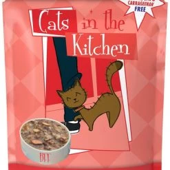 Weruva Cats in the Kitchen Mack, Jack & Sam Salmon, Mackerel & Tuna Recipe Grain-Free Cat Food Pouches