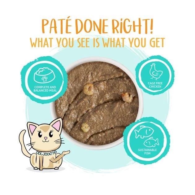 Weruva Classic Cat Meows n' Holler PurrAmid Chicken & Shrimp Pate Canned Cat Food - Image 4