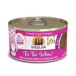 Weruva Classic Cat Tic Tac Whoa Tuna & Salmon Pate Canned Cat Food