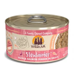 Weruva Classic Cat Stewlander Duck & Salmon in Gravy Stew Canned Cat Food