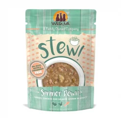 Weruva Classic Cat Simmer Down Turkey, Chicken & Salmon in Gravy Stew Cat Food Pouches