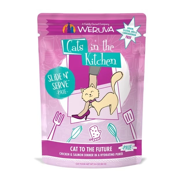 Weruva Cats in the Kitchen Cat to The Future with Chicken & Salmon Grain-Free Cat Food Pouches