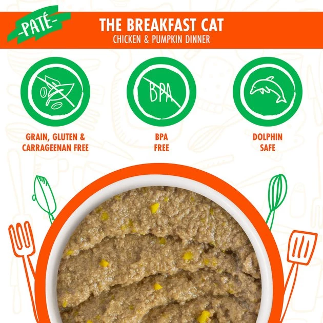 Weruva Cats in the Kitchen The Breakfast Cat with Chicken & Pumpkin Grain-Free Cat Food Pouches - Image 4