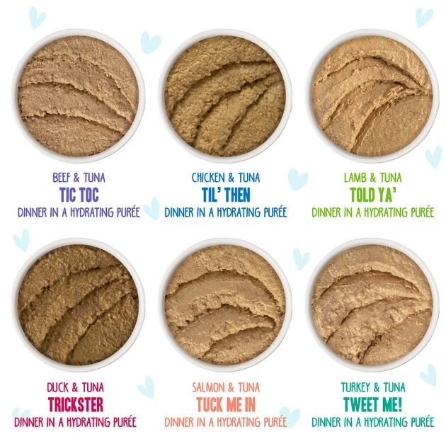 Weruva B.F.F. PLAY - Best Feline Friend Paté Lovers, Aw Yeah! Blue Paté Buffet Variety Pack Wet Cat Food, 2.8-oz, 18 pack - Image 4