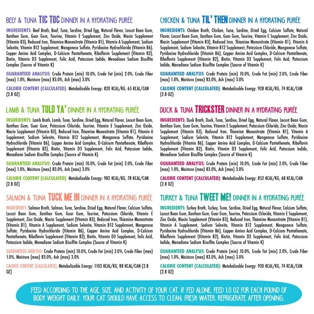 Weruva B.F.F. PLAY - Best Feline Friend Paté Lovers, Aw Yeah! Blue Paté Buffet Variety Pack Wet Cat Food, 2.8-oz, 18 pack - Image 7