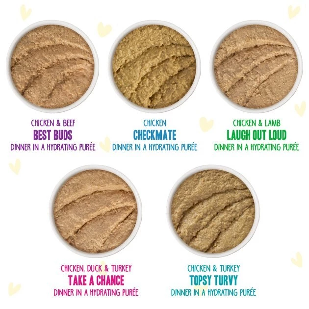 Weruva B.F.F. PLAY - Best Feline Friend Paté Lovers, Aw Yeah! Fowl Play Yellow Patés Variety Pack Wet Cat Food, 2.8-oz, 18 pack - Image 4