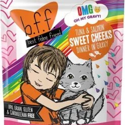 BFF Tuna & Salmon Sweet Cheeks Dinner in Gravy Wet Cat Food Pouches