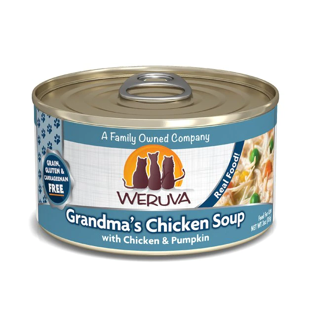 Weruva Grandma's Chicken Soup with Chicken & Pumpkin Grain-Free Canned Cat Food