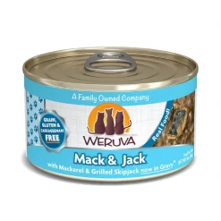 Weruva Mack & Jack with Mackerel & Grilled Skipjack Grain-Free Canned Cat Food