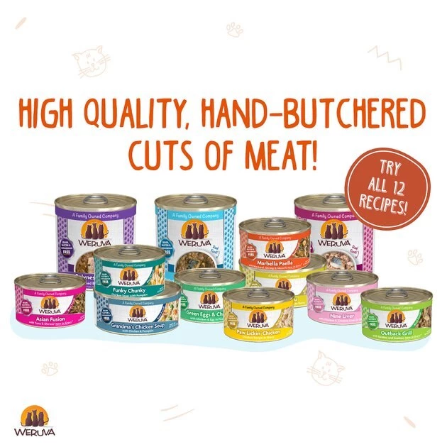 Weruva Marbella Paella with Mackerel, Shrimp & Mussels Grain-Free Canned Cat Food - Image 5