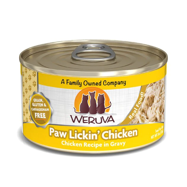 Weruva Paw Lickin' Chicken in Gravy Grain-Free Canned Cat Food