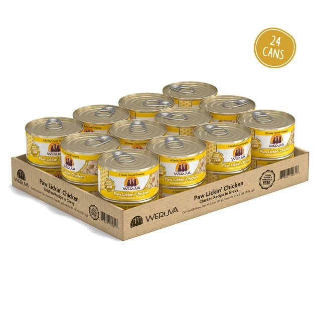 Weruva Paw Lickin' Chicken in Gravy Grain-Free Canned Cat Food - Image 2
