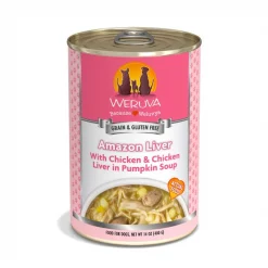 Weruva Amazon Liver with Chicken & Chicken Liver in Pumpkin Soup Grain-Free Canned Dog Food