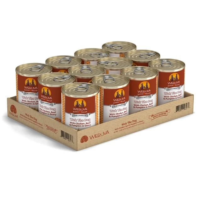 Weruva Wok the Dog with Chicken, Beef & Pumpkin in Gravy Grain-Free Canned Dog Food - Image 2