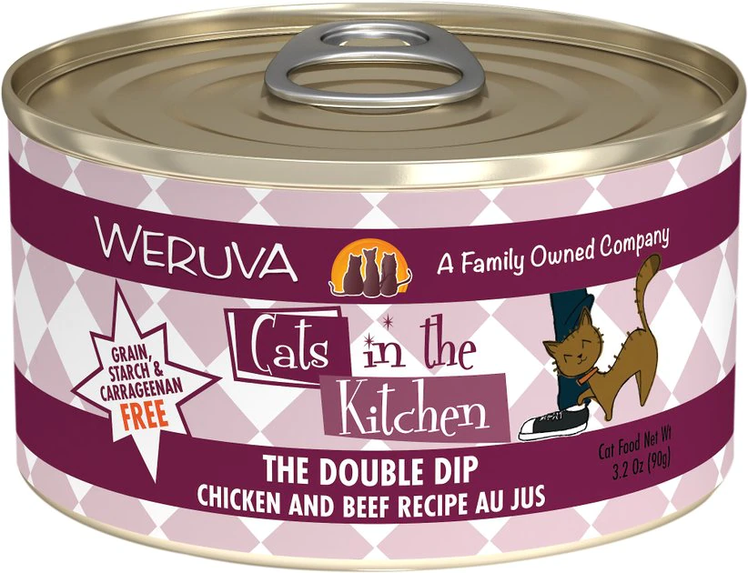 Weruva Cats in the Kitchen The Double Dip Chicken & Beef Au Jus Grain-Free Canned Cat Food