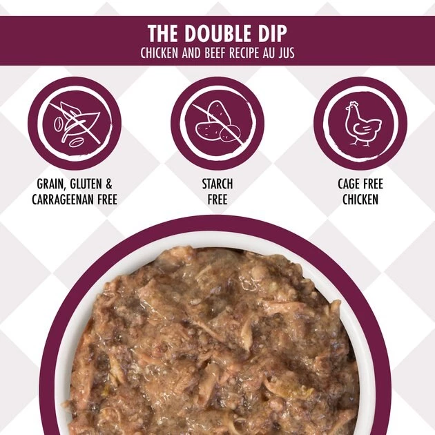 Weruva Cats in the Kitchen The Double Dip Chicken & Beef Au Jus Grain-Free Canned Cat Food - Image 2