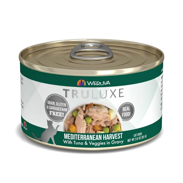 Weruva Truluxe Mediterranean Harvest with Tuna & Veggies in Gravy Grain-Free Canned Cat Food