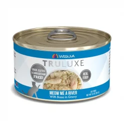 Weruva Truluxe Meow Me A River with Basa in Gravy Grain-Free Canned Cat Food