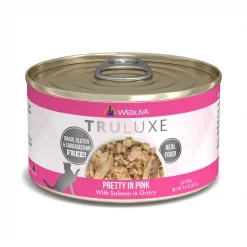 Weruva Truluxe Pretty In Pink with Salmon in Gravy Grain-Free Canned Cat Food