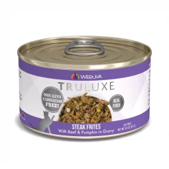 Weruva Truluxe Steak Frites with Beef & Pumpkin in Gravy Grain-Free Canned Cat Food