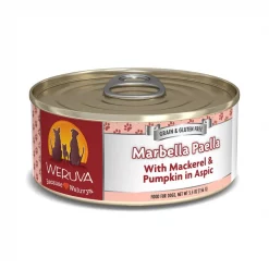 Weruva Marbella Paella with Mackerel & Pumpkin in Aspic Grain-Free Canned Dog Food