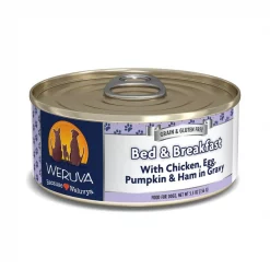 Weruva Bed & Breakfast with Chicken, Egg, Pumpkin & Ham in Gravy Grain-Free Canned Dog Food