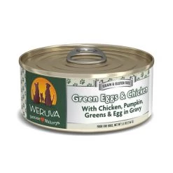 Weruva Green Eggs & Chicken with Chicken, Egg, & Greens in Gravy Grain-Free Canned Dog Food