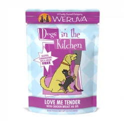 Weruva Dogs in the Kitchen Love Me Tender with Chicken Breast Au Jus Grain-Free Dog Food Pouches