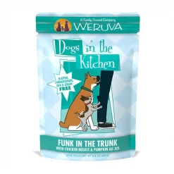 Weruva Dogs in the Kitchen Funk in the Trunk with Chicken Breast & Pumpkin Au Jus Grain-Free Dog Food Pouches