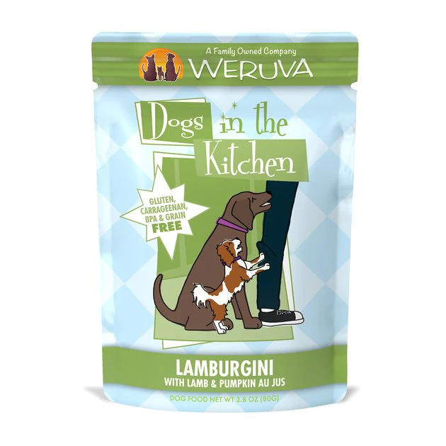 Weruva Dogs in the Kitchen Lamburgini with Lamb & Pumpkin Au Jus Grain-Free Dog Food Pouches