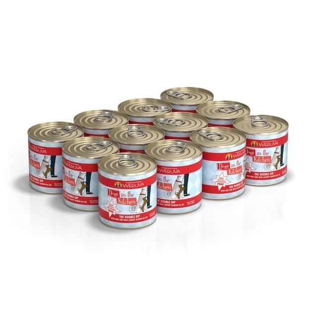 Weruva Dogs in the Kitchen The Double Dip with Beef & Wild Caught Salmon Au Jus Grain-Free Canned Dog Food - Image 4