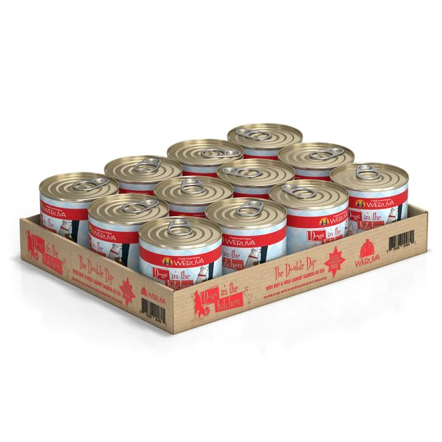 Weruva Dogs in the Kitchen The Double Dip with Beef & Wild Caught Salmon Au Jus Grain-Free Canned Dog Food - Image 5